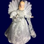 Holiday Time LED 12″ Fiber Optic Angel Tree Topper